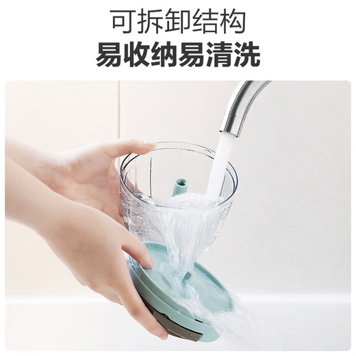 Yingyao garlic masher manual garlic masher garlic puller household cooking machine small garlic masher garlic grinder haze basket 900ml 5 blades