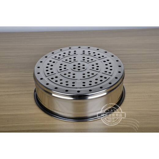 Handleless thickening and heightening stainless steel steamer steamer steamer soup pot milk pot wok steamer cage thickening and 24 handleless steamer