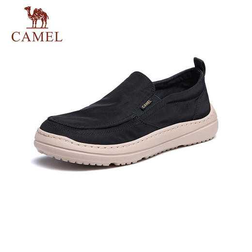 Camel (CAMEL) leichte, lässige Slip-on-Herren-Stoffschuhe aus Regenschirmstoff G13S391065 Schwarz 41