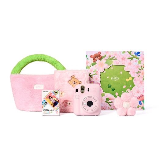 INSTAX Fuji instax instant instant camera mini12 exquisite gift box Sakura Baby contains 10 pieces of fafa lace photo paper