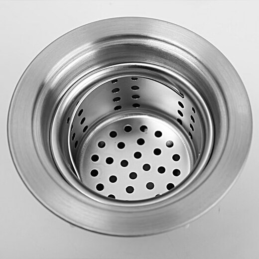 Dezhong vegetable sink drain pipe complete set of kitchen single sink drain pipe vegetable sink sewer drain pipe 7013