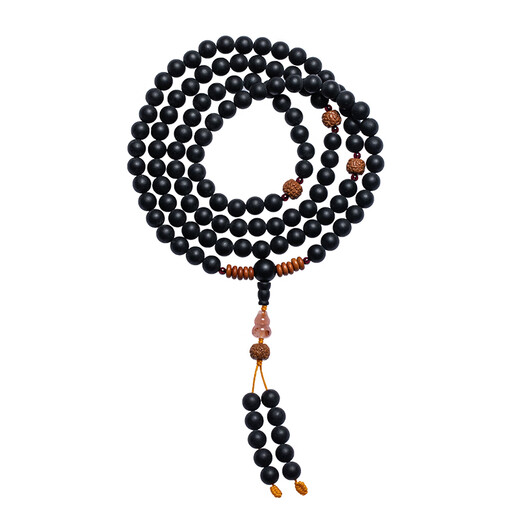 Henglijia Original Natural Medicine Amber Buddha Beads Bracelet for Men and Women South Red Agate Gourd 108 Bodhi Seed Rosary Beads Bracelet Upgraded 6mm-108 Beads