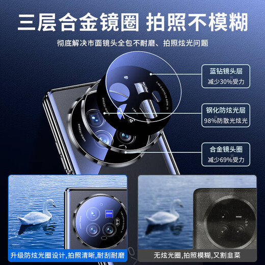 
Suoaige Honor Magic V3 Mobile Case Honor Magic VS3 Protector VS2 Premium Edition Flip Cover Men and Women Folding Screen Transparent Double-Side Glass Magnetic Metal Ultra-Thin Case Black (HD) Double-Side Glass-Lens Full Inclusive Honor Magic V3