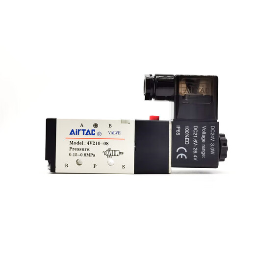AIRTAC two-position five-way solenoid valve 4V110/4V210-08/4V310-08/4V310-10/4V410-15 4V210-08A voltage AC220V