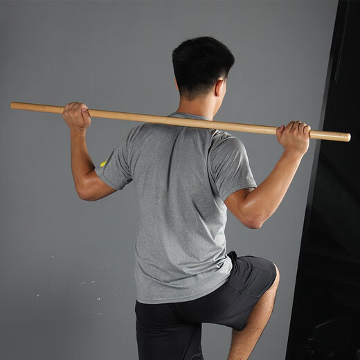 RISING Posture Assessment Stick, Personal Training Posture Correction Wooden Stick, Yoga Stick, Pilates Stretching Round Stick, Professional Edition (140cm)