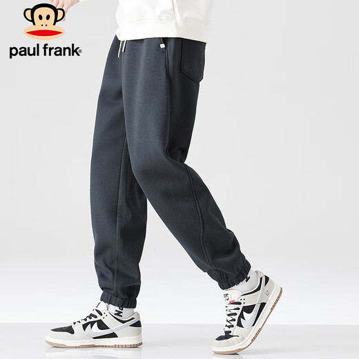 Paul Frank Pants Men's Autumn and Winter Leggings Casual Pants Men's Sports Trousers Men's Loose Men's Pants Dark Gray 32