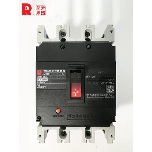 常熟开关厂塑壳断路器CM3-250M100L400M3300空开100A250A安 16A 4p