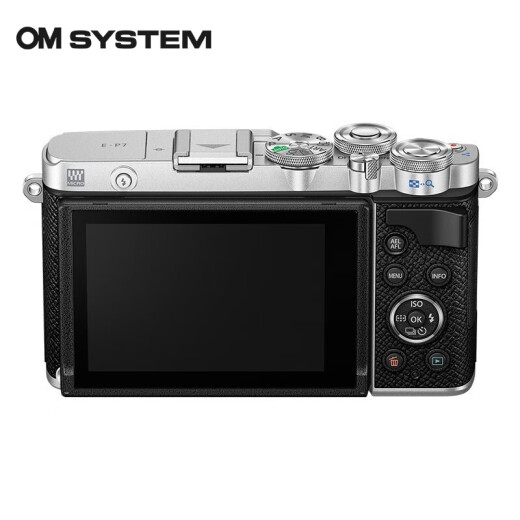 OLYMPUS PENE-P7ep7 digital retro camera mirrorless camera for students entry-level silver (14-42) + 45mm 1.8 double head [Package 2]