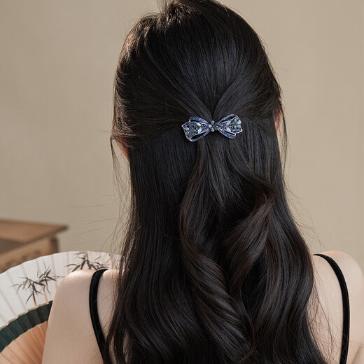 Chimera (CHIMERA) bow hairpin back ponytail horizontal clip headband female high-end hairpin hair accessories female birthday gift