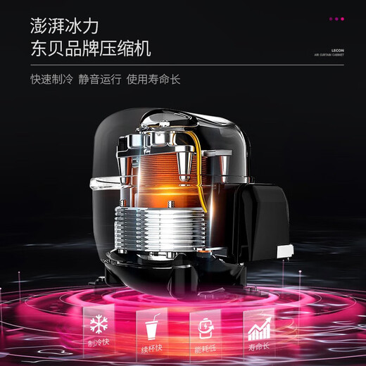 Lechuang (lceon) Cola-Maschine, kommerzielle Buffet-Maschine für kohlensäurehaltige Getränke, Sprite-Instant-Mix-Maschine, Kaltgetränk, drei Ventile, drei Pumpen, Cola-Maschine (nicht mit Zylindern und Sirup ausgestattet)