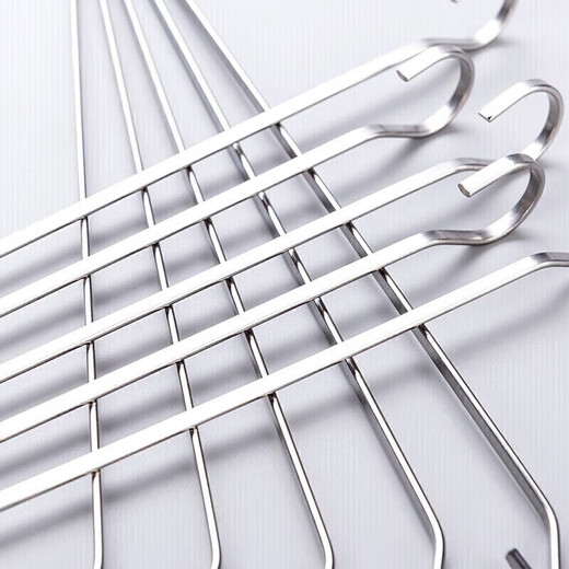 Suncojia 304 stainless steel barbecue skewers, barbecue skewers for oven, barbecue needle, mutton skewers, 30 pieces