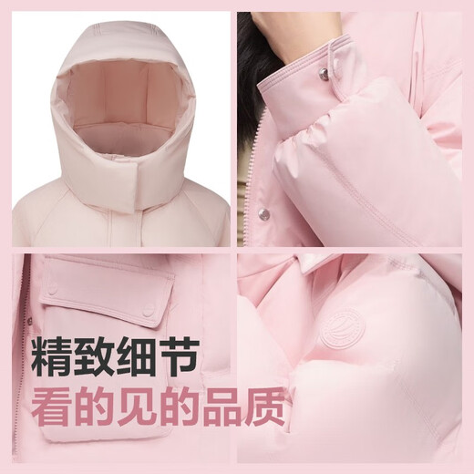 波司登反季冬季羽绒服女短款连帽加厚新国标90绒商场同款宽松外套