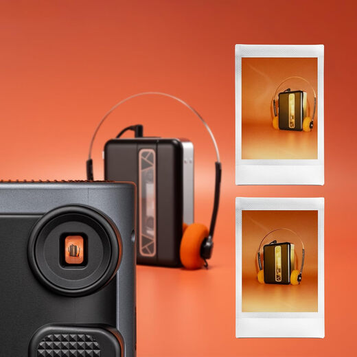 Fuji (FUJIFILM) instax mini40/mini41 instant camera mini41 black package four (official standard + crystal case + shoulder strap + 10 pieces of photo paper)