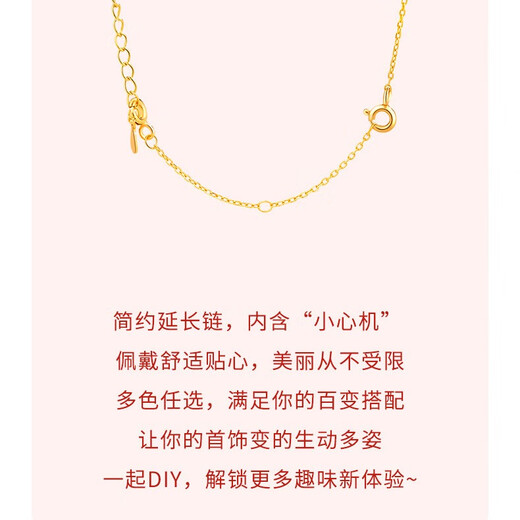 Central Chuang Fashion China Gold Authorized Silver Necklace Girls Extension Chain Simple Birthday Gift for Girlfriend and Best Friend S925