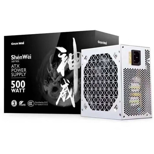 长城（Great Wall） 长城电源神威额定600W/500W/400W游戏电源台式机电脑静音电源 神威6000SW(额定500W盒装）