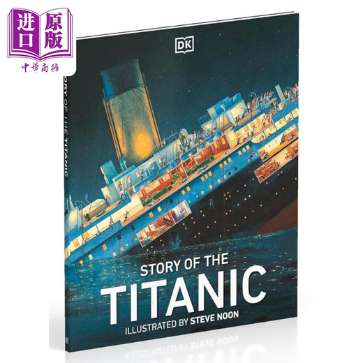 DK Story of the Titanic Original English version Children's popular science picture book Humanities encyclopedia historical knowledge picture story book Hardcover imported book