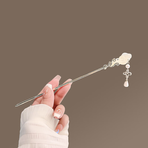 Su Shiliu, ancient style tassel hairpin for women, high-end hairpin, new Chinese style hairpin and headwear, birthday gift for girlfriend and wife, Xiangyun Jade Ruyi tassel hairpin