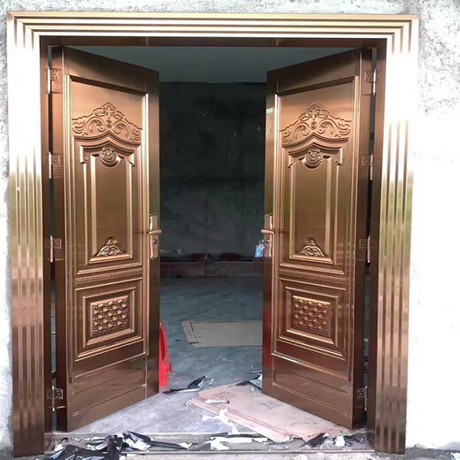 JRB Jiaruibao steel door villa door entrance door double door stainless steel courtyard door opposite living room rural self-built house door double door style 1