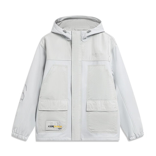 Li Ning Wade Series Men's Jacket 2023 Winter New Windproof, Water-Repellent and Warm Sports Windbreaker AFDT693 AFDT693-1 Black M