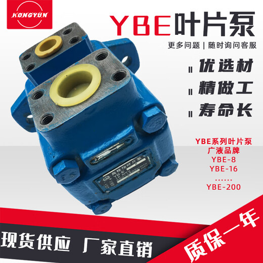 Guangye hydraulic vane pump YBE-80/100/125/160/200 hydraulic pump assembly accessories small hydraulic pump Hongyi YBE-10 (Xianju Yongling)