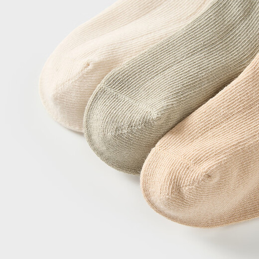 Tongtai (TONGTAI) baby socks newborn baby stockings high socks boys and girls boneless wide mouth socks yellow 6-12 months