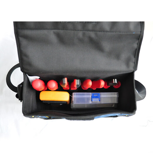FASITE tool bag canvas shoulder thickened wear-resistant canvas diagonal bag construction site installation and maintenance electrician special bag blue