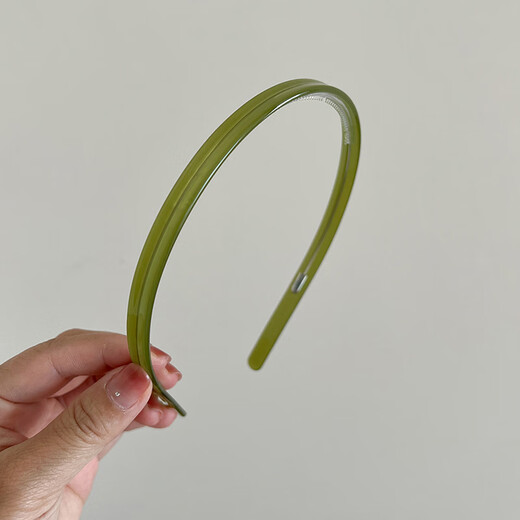 Xiangwan headband, acetic acid fine hairband, non-slip, toothed, high-end outing headband, crushed hairpin, birthday gift