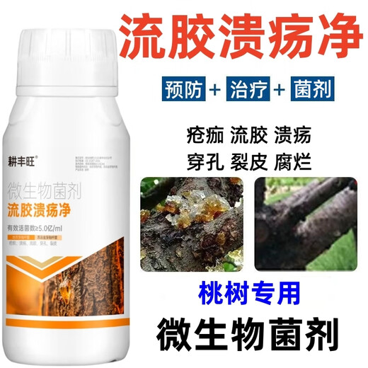 Gengfengwang peach tree gum disease special medicine peach tree gum disease one spray to clean peach tree scab disease perforation canker peach tree gum disease medicine 500ml (can be mixed with 1000Jin Jin equal to 0.5 kg of water)