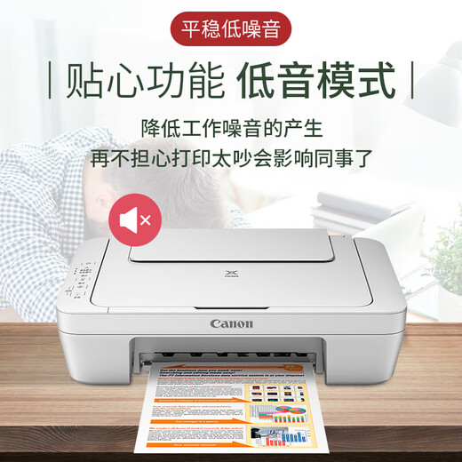 Canon MG2580WH print, copy and scan all-in-one inkjet color printer for home photos, students and offices with ink refill. Package 1 2580 black continuous ink refill + 3 bottles of black ink