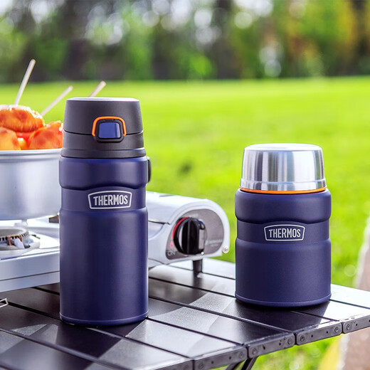 THERMOS stew beaker 520ml insulated soup kettle 316 steel insulated lunch box insulated bucket wide mouth cup TSK2-520S NVB