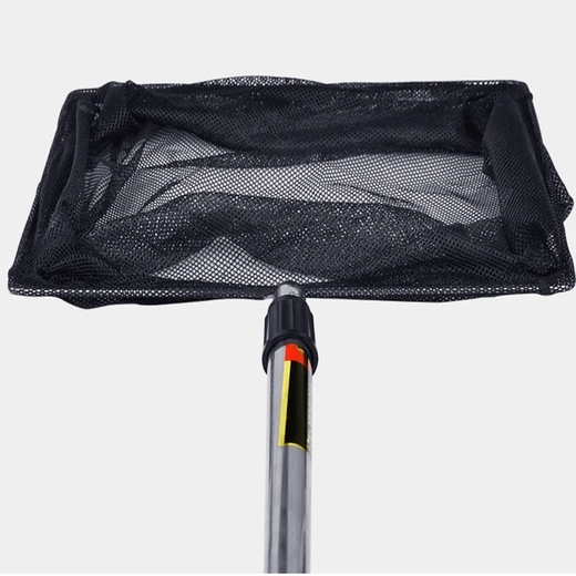Fisherman fish tank fish pond fishing net net bag copy net ornamental fish telescopic fishing net fishing leaf brush moss net copy net pool 20*18cm fishing net 1 meter pole retractable