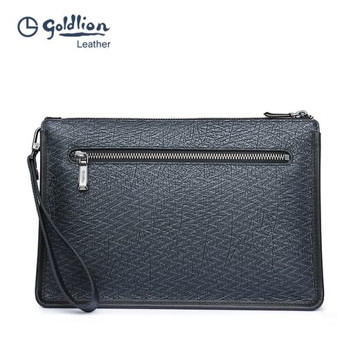 Jinlilai Flagnia oficial NUEVO MENOR MANURA BOLSO DE LUXURA CABEZA CABEZA VACA COWHIDE COOK PROCO BOLSO Menores Bolsa de cuero Bolso de cuero azul gris