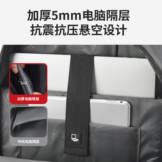 CROSSGEAR Swiss Army Knife Backpack Male and Female Student School Bag Travel Large Capacity 15.6-inch Laptop Backpack