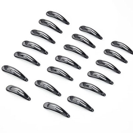 Jian Yingshu water drop hairpins 20 black side clips for broken hair bangs on the back of the head hairpins clips one-word clips