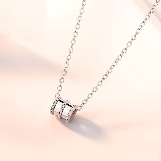 Saturday Fortune 950 platinum small waist necklace women's clavicle chain 520 birthday gift for girlfriend, platinum suitable for platinum