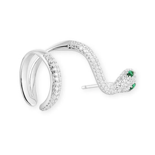 APM Monaco green-eyed snake ear clips are designed to be comfortable, unique and unique ear bone gifts for your girlfriend