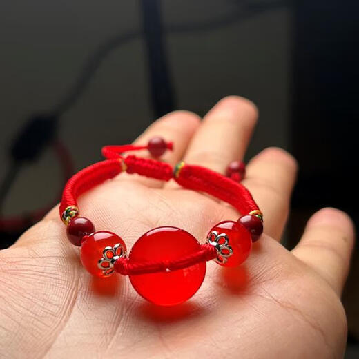 Chenru herring stone baby bracelet, fish stone raw material, anti-frightening, newborn birthday gift for boys and girls, small baby bracelet