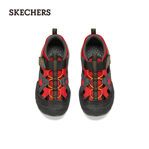 Skechers Children's Shoes Men's Fashion Fisherman Shoes Trendy Baotou 407031L Red/Black/RDBK 32