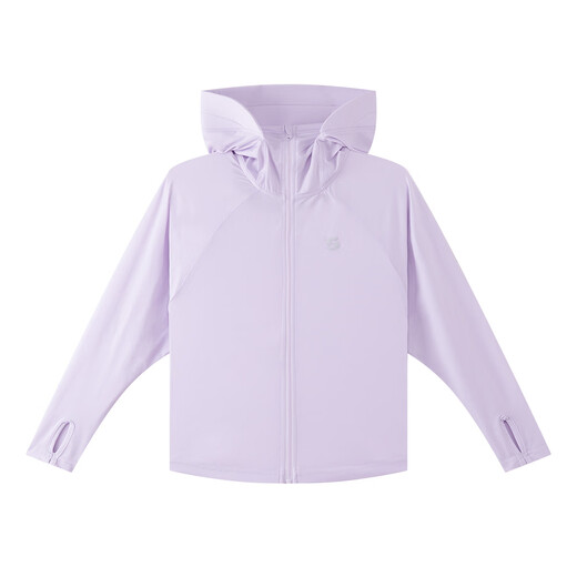 Zuoxi Children's Sun Protection Clothing Girls Summer 2025 New Ice Silk Girls Cooling UV Protection Jacket Purple 120