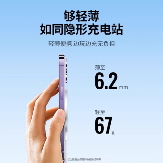 绿联iPhone磁吸magsafe适用于苹果15无线充电器14ProMax13mini12手机2 15673_钛白色升级轻薄低温适用