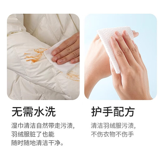 SUPILERS Cleaning Wipes Down Jacket Wash-Free Household Portable Cleaning Agent Stain Remover Dry Cleaning Agent Wipe Clothes Wet Wipes Down Jacket Wet Wipes 5 Pack New Customers Preferred Upgraded Model