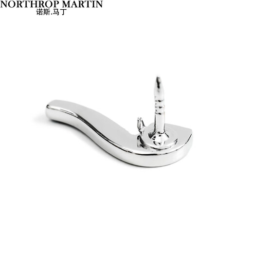 North Martin North Martin high-end brand brooch men's Chinese style retro suit wedding gift lapel pin silver