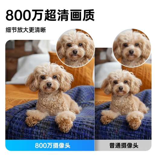 Lecheng surveillance camera home wireless TA3R-pro HD 8 million dual-band wifi supports 5G mobile phone remote monitoring 360 degrees without blind spots family baby monitor dual-band WiFi 8 million pixels standard + 64G memory card