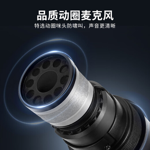 Edifier (EDIFIER) PP208 Wireless Bluetooth Trolley Speaker Outdoor Square Dance Speaker Karaoke Heavy Bass Portable Mobile Multimedia Bluetooth Speaker High Power Amplifier with Wireless Microphone Black