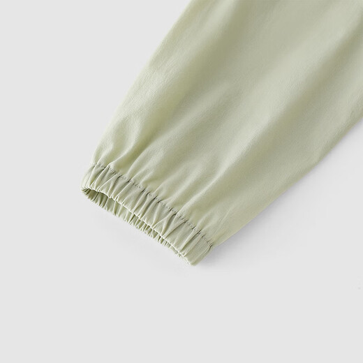 Ying's children's shirt long-sleeved summer outdoor sun protection boys POLO shirt girls sun protection clothing breathable long-sleeved shirt marsh gray green 90 cm