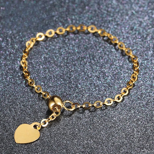 Fat Donglai's same style 18k gold transfer bead ring 18K gold gold adjustable simple color gold index finger fashion thin 18K yellow adjustable size 4-10