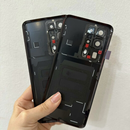 Jingcang Express is suitable for Huawei p40pro+ original back cover original 1:1 ceramic glass mobile phone P40pro+ ceramic black pure original