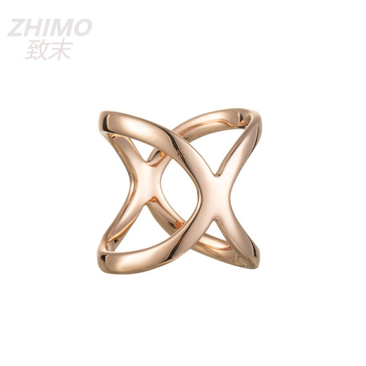 ZHIMO simple and versatile X silk scarf buckle niche design glossy geometric scarf buckle new square scarf buckle F00390A999