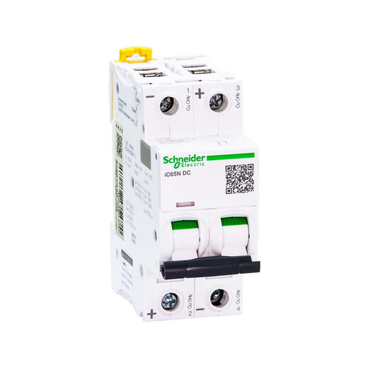 Schneider Electric iC65-DC DC miniature circuit breaker A9N18206 iC65N DC 2P C 6A