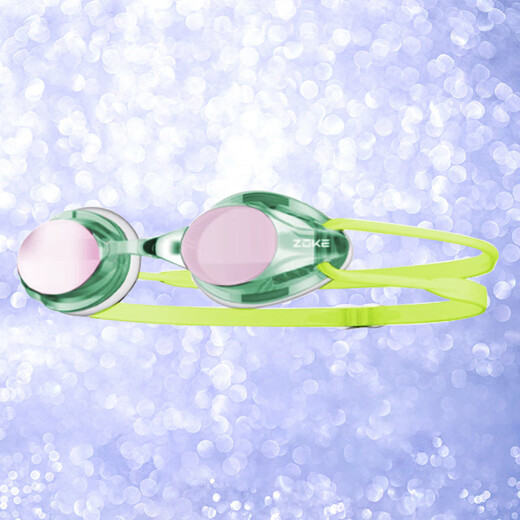 ZOKE children's swimming goggles children's swimming goggles waterproof anti-fog high-definition children's swimming goggles adult men's and women's swimming goggles female coated swimming goggles 622501211-4 F